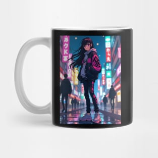Dynamic Anime Vibes: A Journey of Color and Emotion Mug